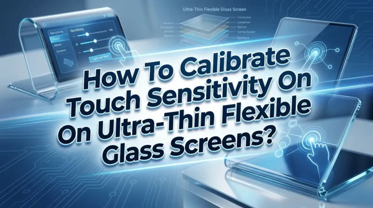 How To Calibrate Touch Sensitivity On Ultra Thin Flexible Glass Screens?