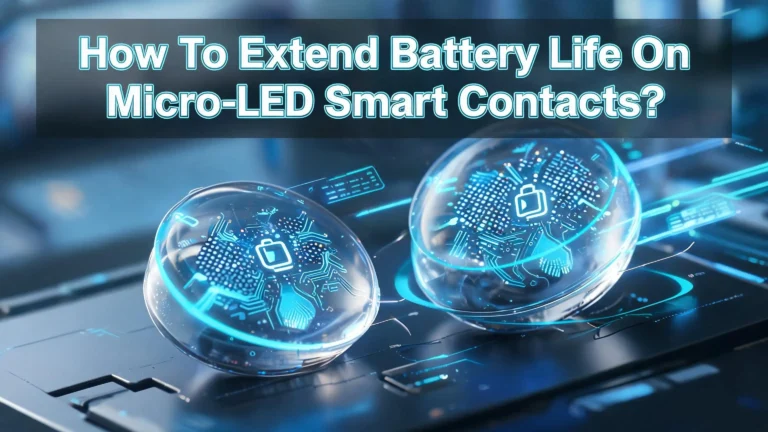 How To Extend Battery Life On Micro LED Smart Contacts?