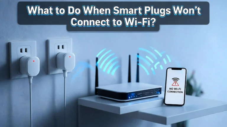 What to Do When Smart Plugs Won’t Connect to Wi-Fi?