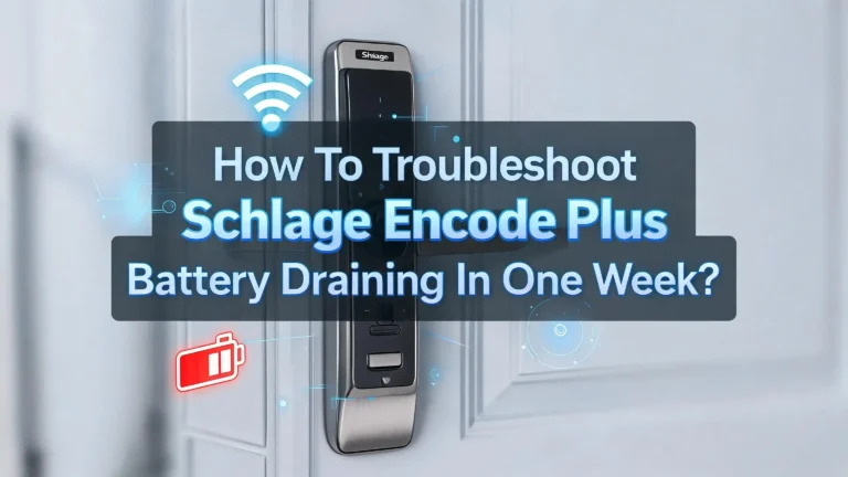 How To Troubleshoot Schlage Encode Plus Battery Draining In One Week?