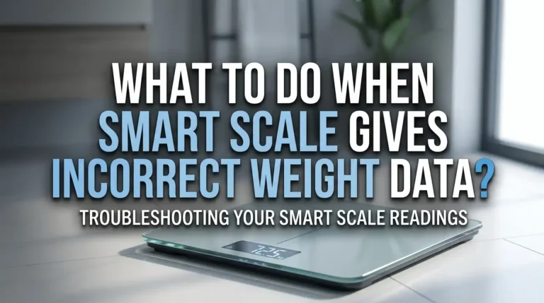 What to Do When Your Smart Scale Gives Incorrect Weight Data?
