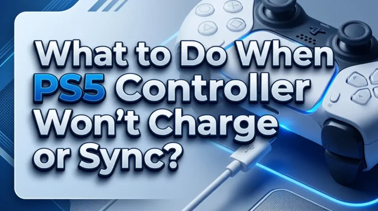 What to Do When PS5 Controller Won’t Charge or Sync?