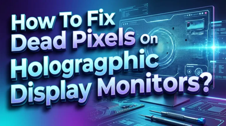 How To Fix Dead Pixels On Holographic Display Monitors?