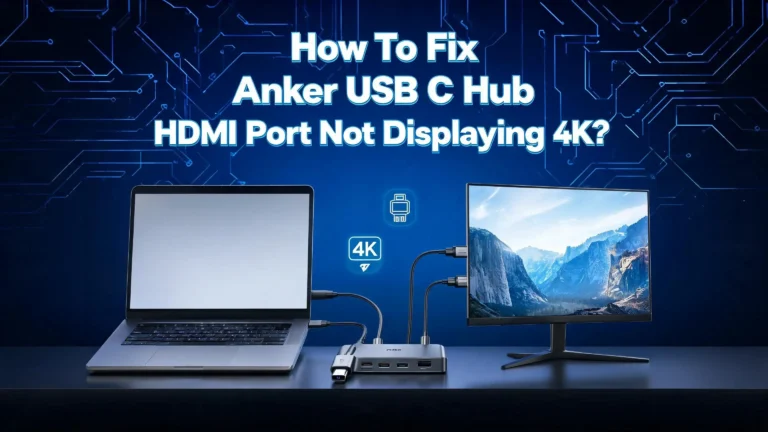 How To Fix Anker USB C Hub HDMI Port Not Displaying 4K?
