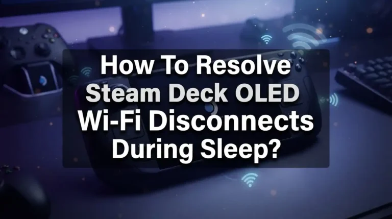 How To Resolve Steam Deck OLED Wi-Fi Disconnects During Sleep?