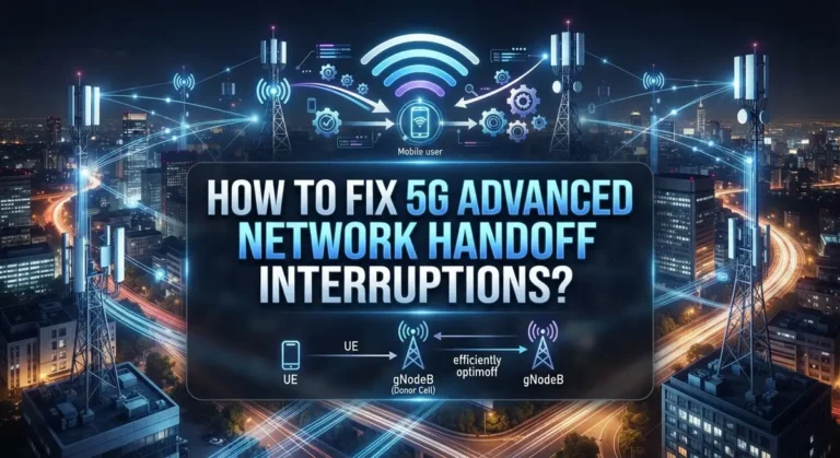 How To Fix 5G Advanced Network Handoff Interruptions?