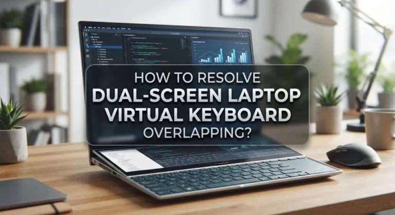 How To Resolve Dual-Screen Laptop Virtual Keyboard Overlapping?